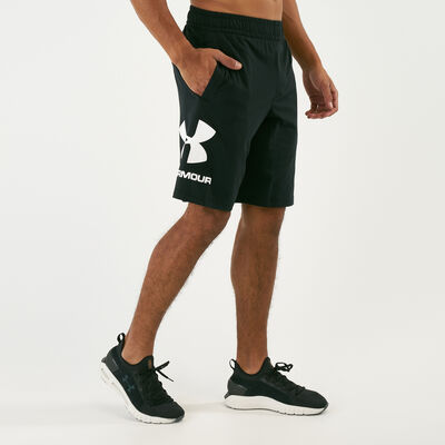 Under Armour Men's Sportstyle Cotton Graphic Shorts Black