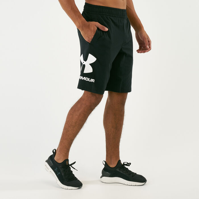 Under Armour Men's Sportstyle Cotton Graphic Shorts Black image number 0