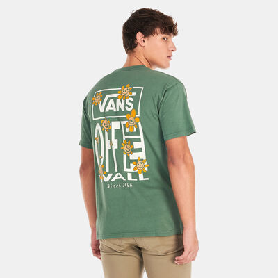 Vans Men's Trippy Grin Floral T-Shirt Green