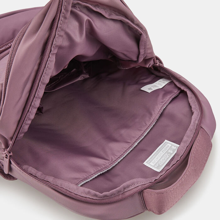 Under Armour Women's UA Hustle Signature Backpack Purple image number 3