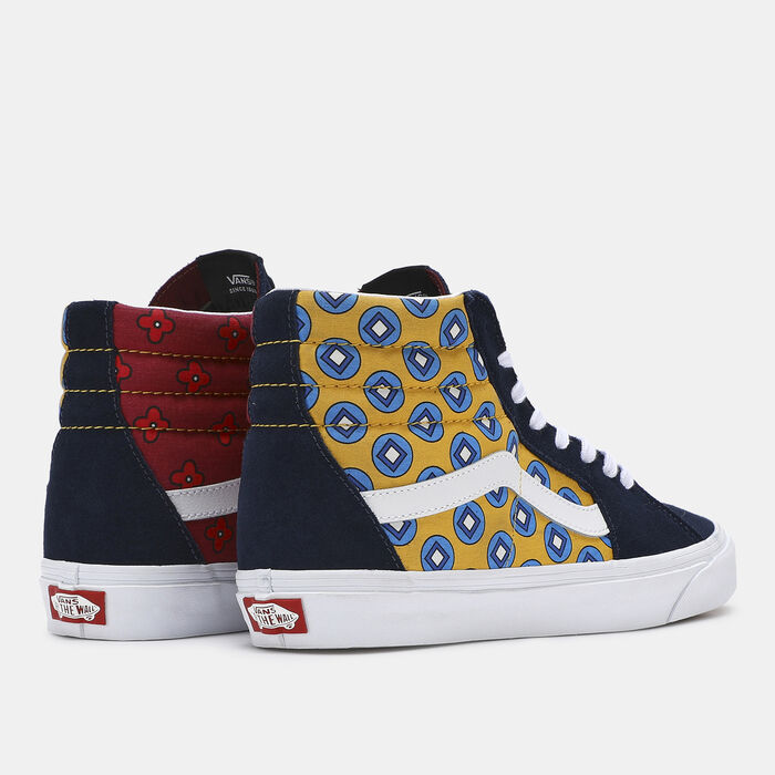 Vans SK8-Hi Mix Print Unisex Shoe Blue image number 2