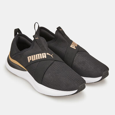 PUMA Women's SOFTRIDE Harmony Running Slip-On Shoes Black PUMA Women's SOFTRIDE Harmony Running Slip-On Shoes Black