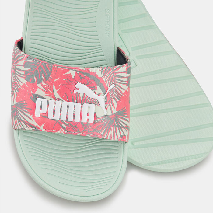 PUMA Women's Cool Cat 2.0 Flower Slides Red image number 2