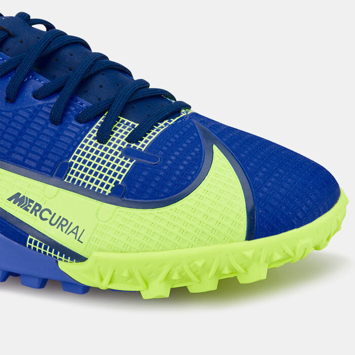 Nike Men's Mercurial Vapor 14 Academy Turf Ground Football Shoe Blue image number 4