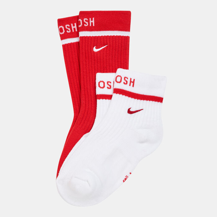 Nike SKNR Sox Swoosh Crew Socks (2 Pack) Multi Nike SKNR Sox Swoosh Crew Socks (2 Pack) Multi image number 0