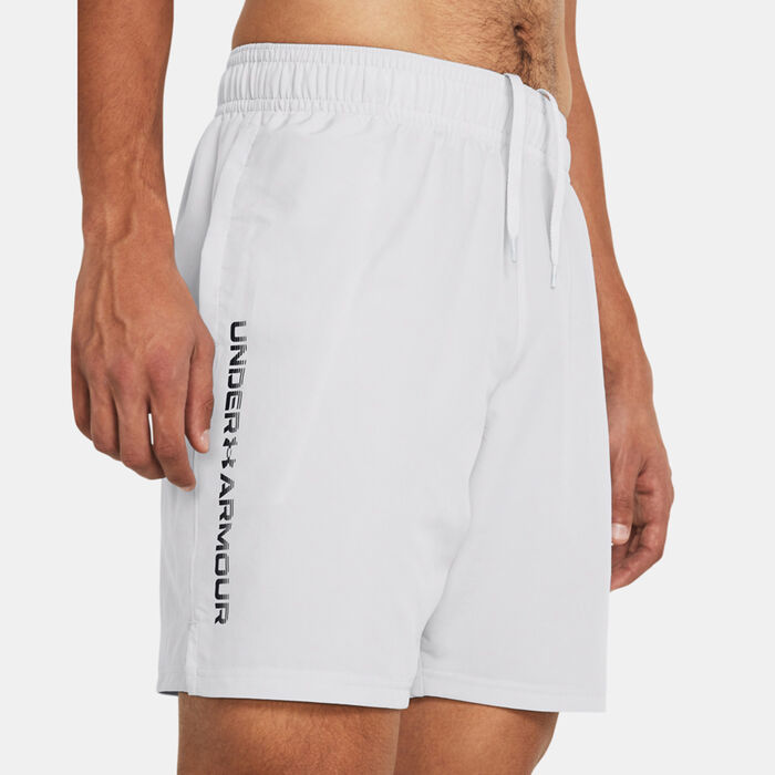 Under Armour Men's Tech Woven Wordmark Training Shorts Grey Under Armour Men's Tech Woven Wordmark Training Shorts Grey image number 3