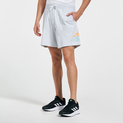 adidas Men's Essentials Tie-Dyed Inspirational Shorts Grey