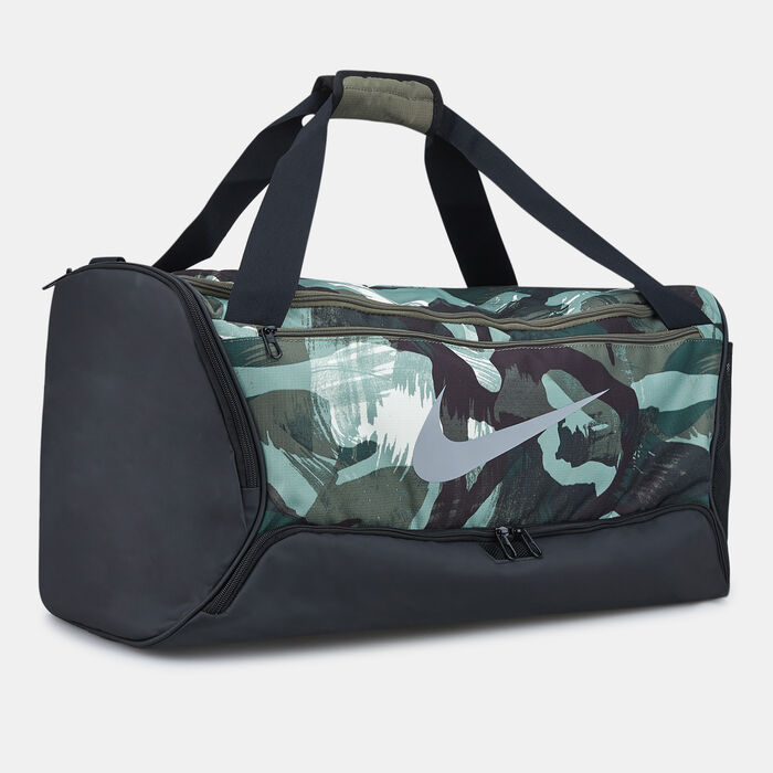 Nike Men's Brasilia 9.5 Printed Training Duffel Bag (Medium) Green Nike Men's Brasilia 9.5 Printed Training Duffel Bag (Medium) Green image number 2