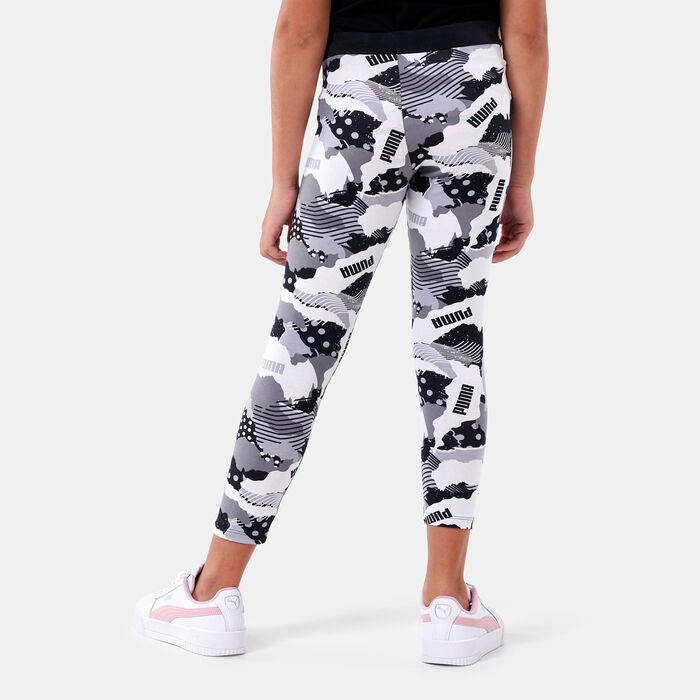 PUMA Kids' Alpha Allover Print Leggings Multi PUMA Kids' Alpha Allover Print Leggings Multi image number 1