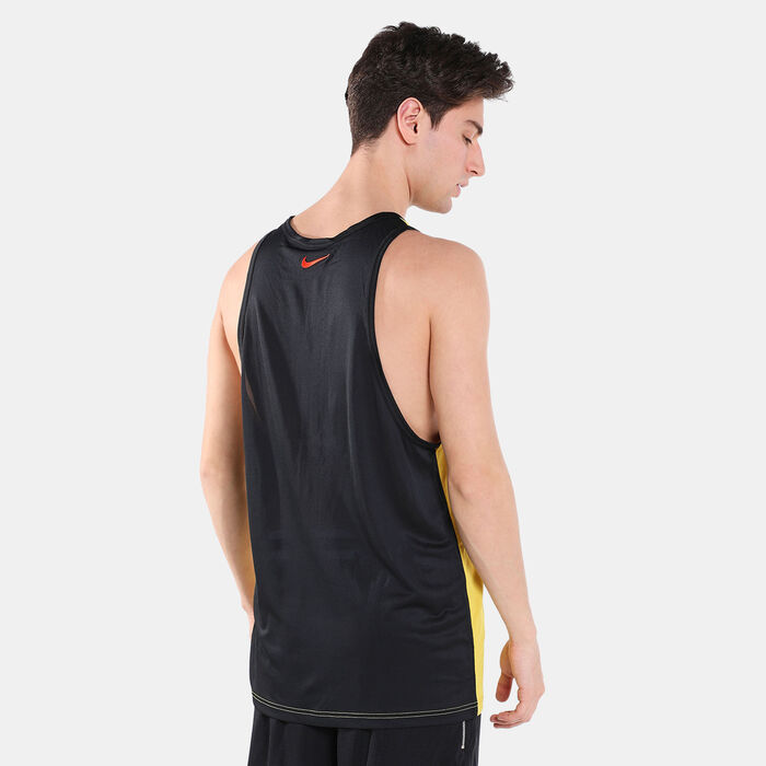 Nike Men's Dri-FIT Starting Five Jersey yellow Nike Men's Dri-FIT Starting Five Jersey yellow image number 1