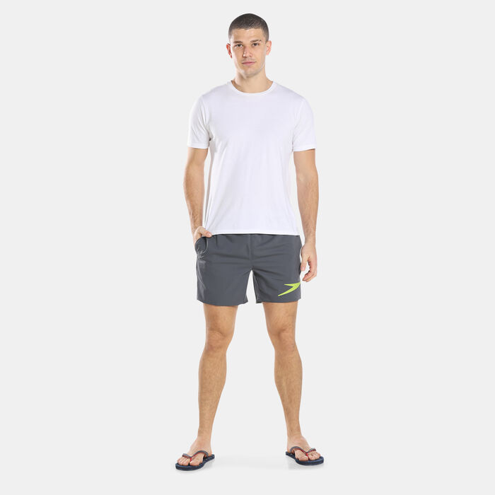Speedo Men's Sport Logo 16-Inch Water Swimming Shorts Blue Speedo Men's Sport Logo 16-Inch Water Swimming Shorts Blue image number 2
