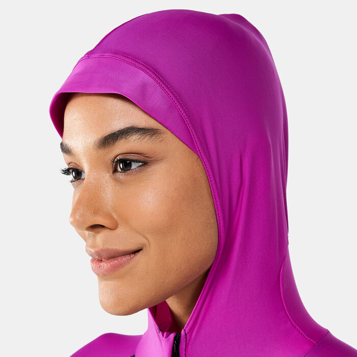 Speedo Women's Modest Essential Swimming Jumpsuit Black image number 2