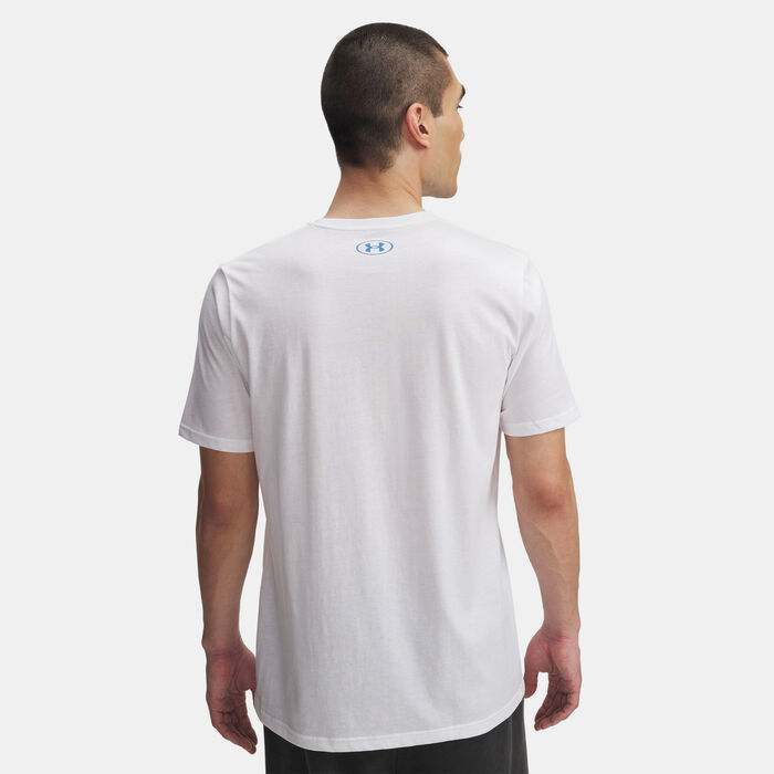 Under Armour Men's Triple Stack Logo T-Shirt White image number 1