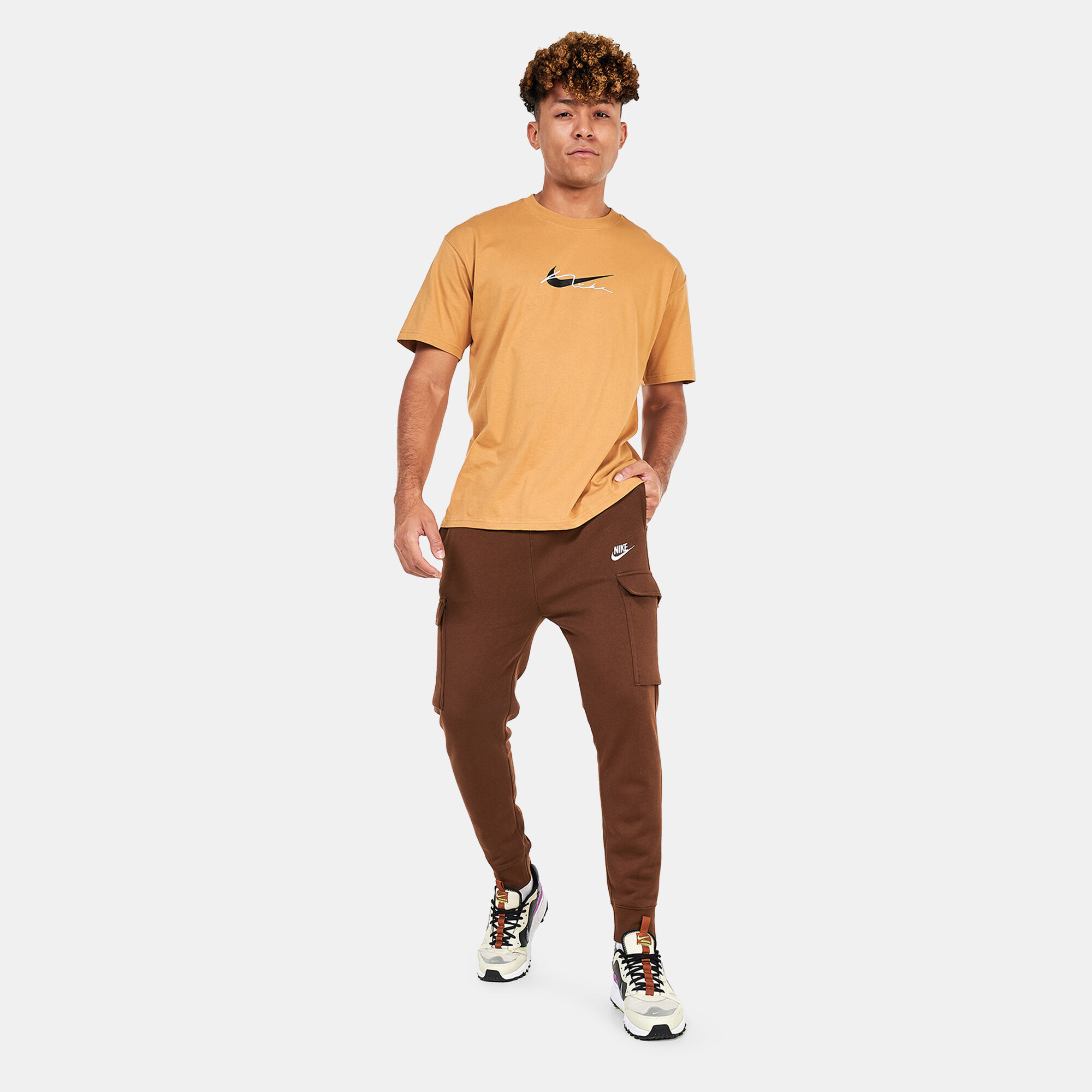 Nike men's nike sportswear club fleece cargo best sale pants