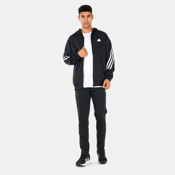 adidas Men's Essentials Single Jersey Tapered Open Hem Pants Black adidas Men's Essentials Single Jersey Tapered Open Hem Pants Black image number 2