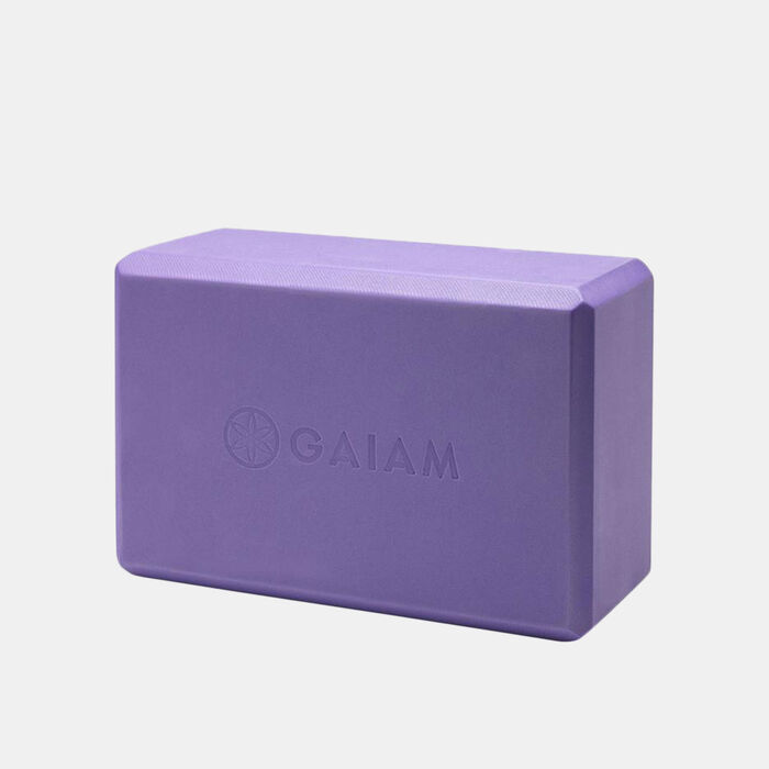 Gaiam Yoga Essential Block Purple image number 0