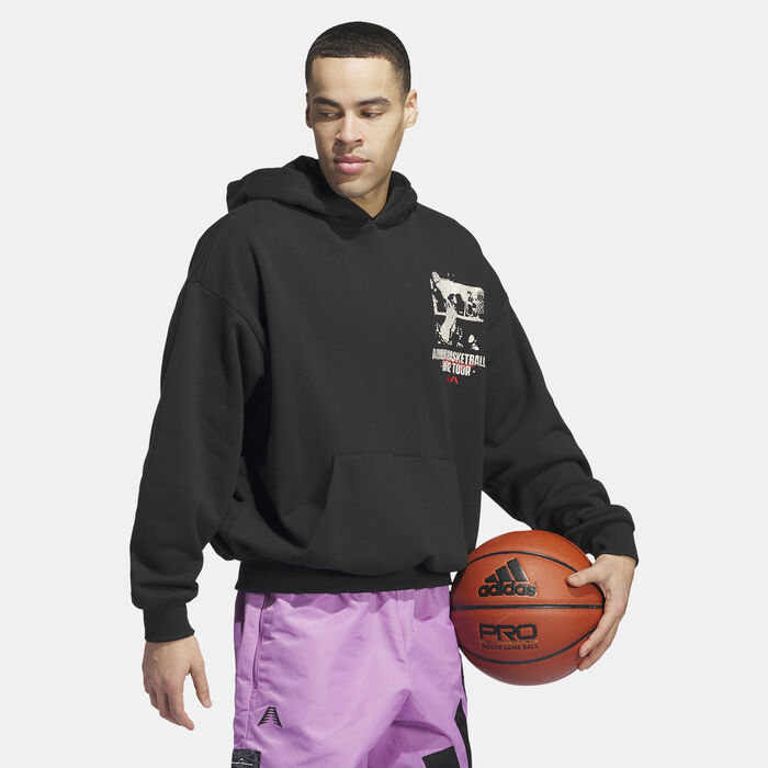 adidas Men's A.E. Graphic Hoodie Black adidas Men's A.E. Graphic Hoodie Black image number 2