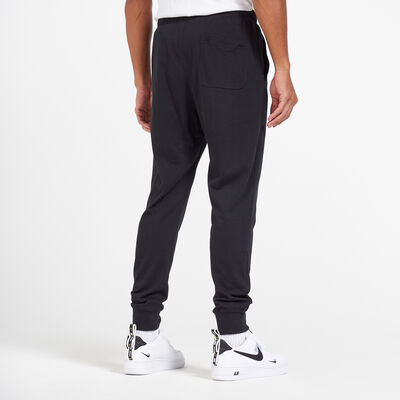 Nike Men's Sportswear Club Jersey Sweatpants Black Nike Men's Sportswear Club Jersey Sweatpants Black