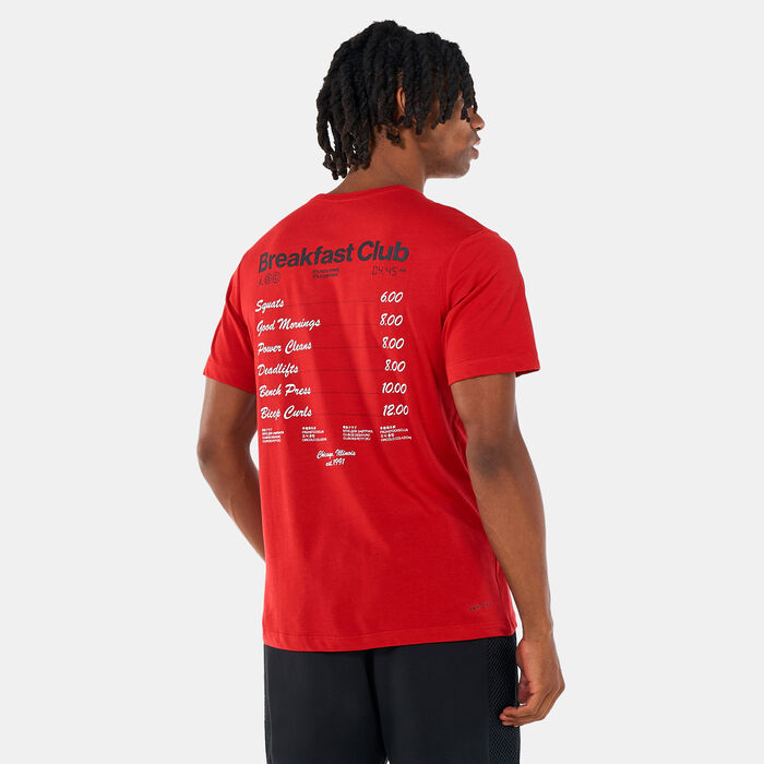 Jordan Men's Dri-FIT Sport Breakfast Club T-Shirt Red Jordan Men's Dri-FIT Sport Breakfast Club T-Shirt Red image number 1