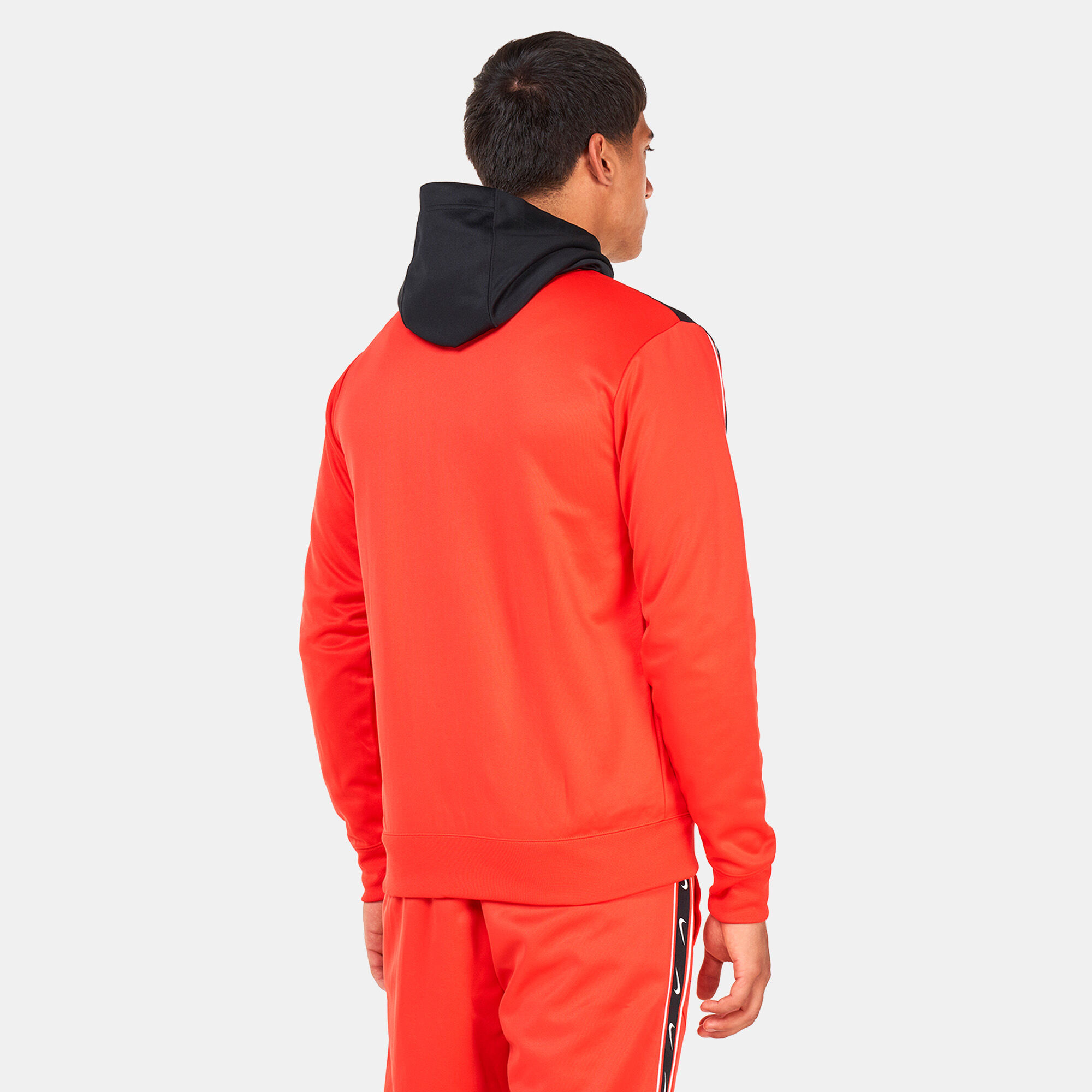 Nike repeat tape full zip hoodie hotsell