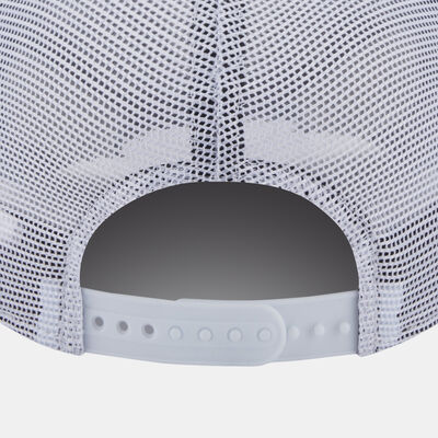 New Era Men's Oakland Athletics Script Trucker Cap Green