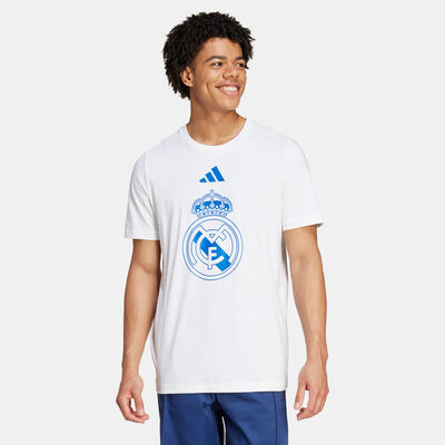 adidas Men's Real Madrid DNA Graphic T-Shirt White