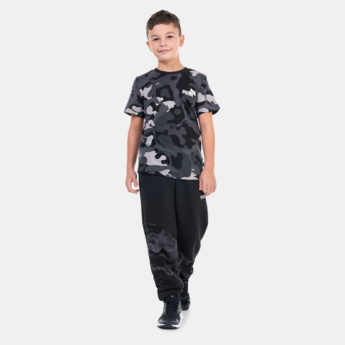 PUMA Kids' Essentials+ Camo T-Shirt Black PUMA Kids' Essentials+ Camo T-Shirt Black image number 2