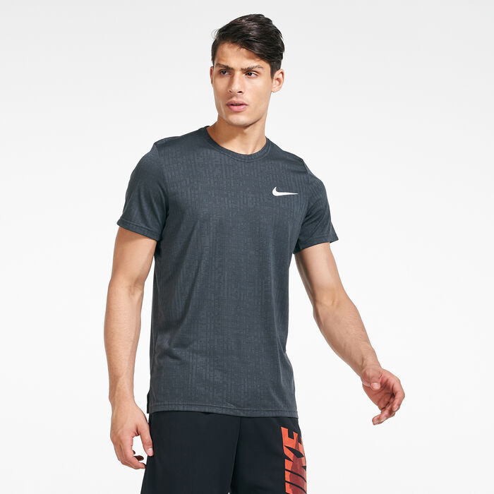 Nike Men's Dri-FIT Superset T-Shirt Grey Nike Men's Dri-FIT Superset T-Shirt Grey image number 0