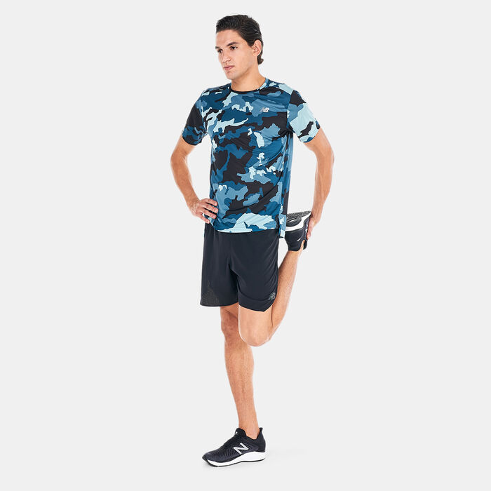 New Balance Men's Printed Accelerate T-Shirt Multi New Balance Men's Printed Accelerate T-Shirt Multi image number 2