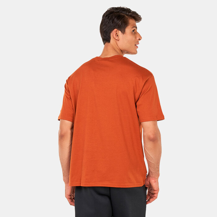 New Era League Essentials Los Angeles Dodgers Oversized T-Shirt Orange image number 1