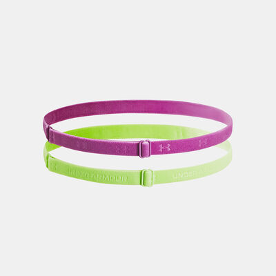 Under Armour Women's Mini Headband (2 Pieces) Purple