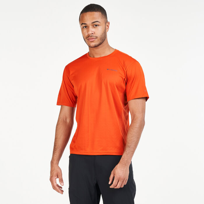 Columbia Men's Zero Ice Cirro-Cool™ T-Shirt Orange Columbia Men's Zero Ice Cirro-Cool™ T-Shirt Orange image number 0