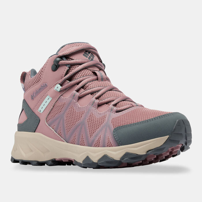 Columbia Women's Peakfreak II Mid OutDry Hiking Shoes Purple Columbia Women's Peakfreak II Mid OutDry Hiking Shoes Purple image number 1