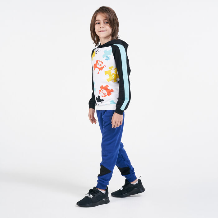PUMA Kids' Rebel Pants Blue PUMA Kids' Rebel Pants Blue image number 1