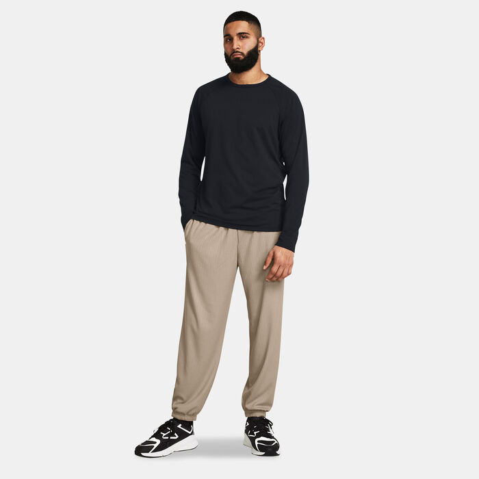 Under Armour Men's Rival Waffle Sweatpants Brown image number 2