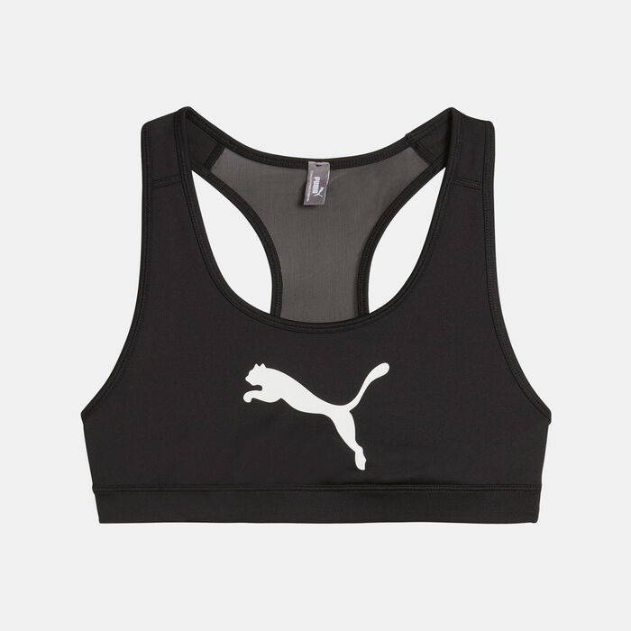 PUMA Women's 4 Keep Medium-Support Training Sports Bra Black PUMA Women's 4 Keep Medium-Support Training Sports Bra Black image number 0