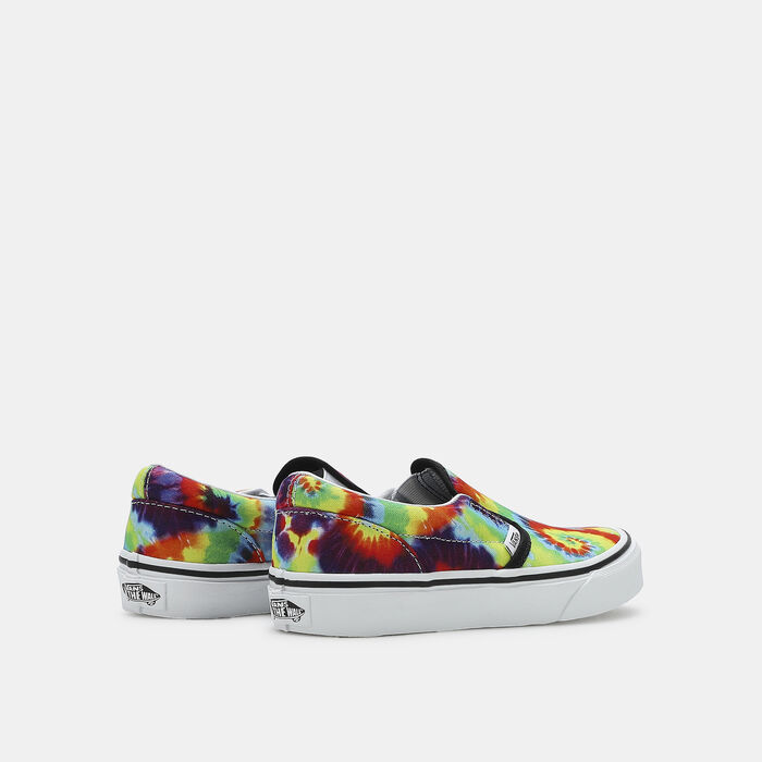 Vans Kids’ Spiral Tie Dye Classic Slip-On Unisex Shoe Green Vans Kids’ Spiral Tie Dye Classic Slip-On Unisex Shoe Green image number 2