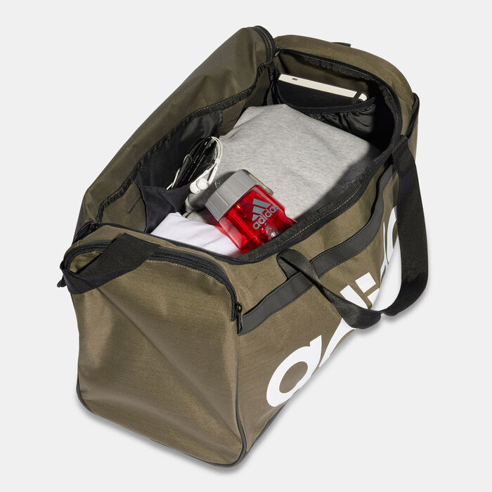 adidas Men's Essentials Linear Duffel Bag (Medium) Multi adidas Men's Essentials Linear Duffel Bag (Medium) Multi image number 3