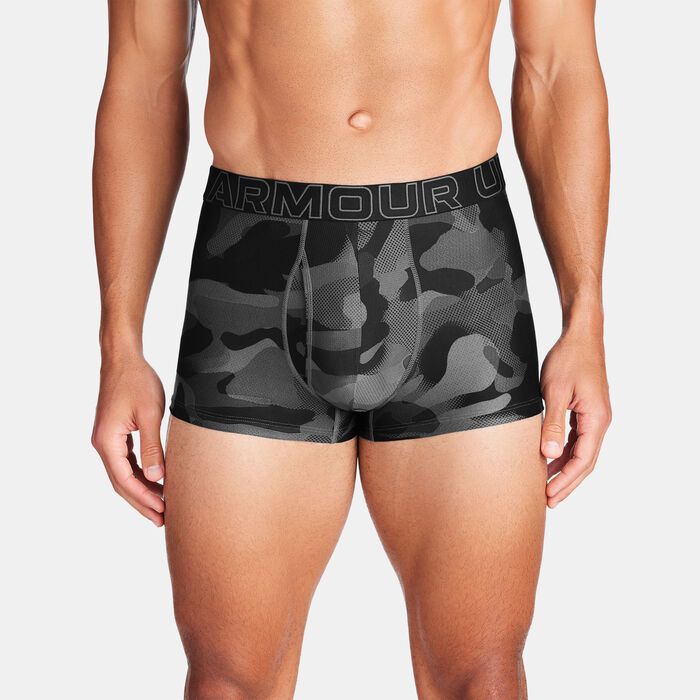 Under Armour Men's UA Tech Printed Boxerjock Boxers (3 Pack) Black Under Armour Men's UA Tech Printed Boxerjock Boxers (3 Pack) Black image number 0