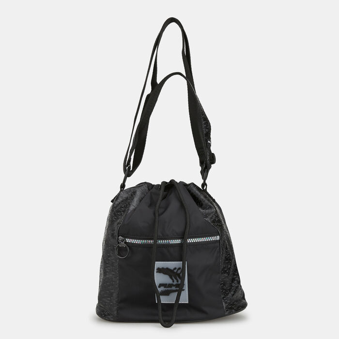 PUMA Women's Prime Time Bucket Bag Black PUMA Women's Prime Time Bucket Bag Black image number 0