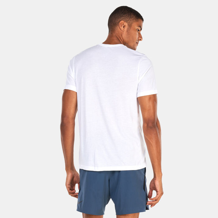 Nike Men’s Dri-FIT Training T-Shirt White Nike Men’s Dri-FIT Training T-Shirt White image number 1