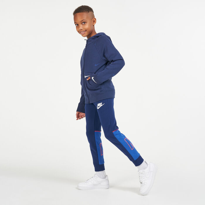 Nike Kids' Swoosh Fleece Jacket Blue Nike Kids' Swoosh Fleece Jacket Blue image number 2