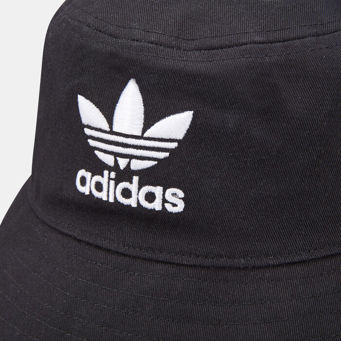 adidas Originals Trefoil Bucket Hat Black adidas Originals Trefoil Bucket Hat Black image number 2