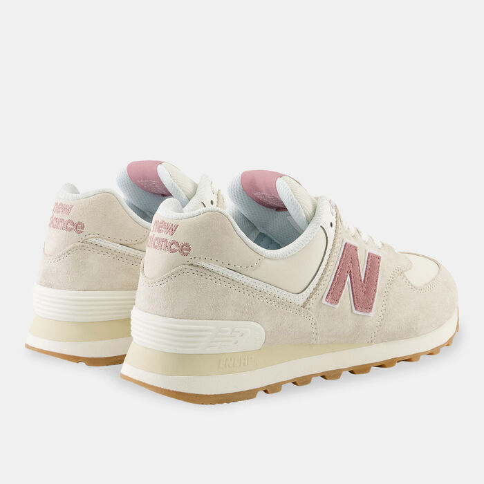 New Balance Women's 574 Shoes Beige image number 2