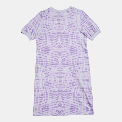 Nike Kids' Sportswear Allover Print Dress Purple