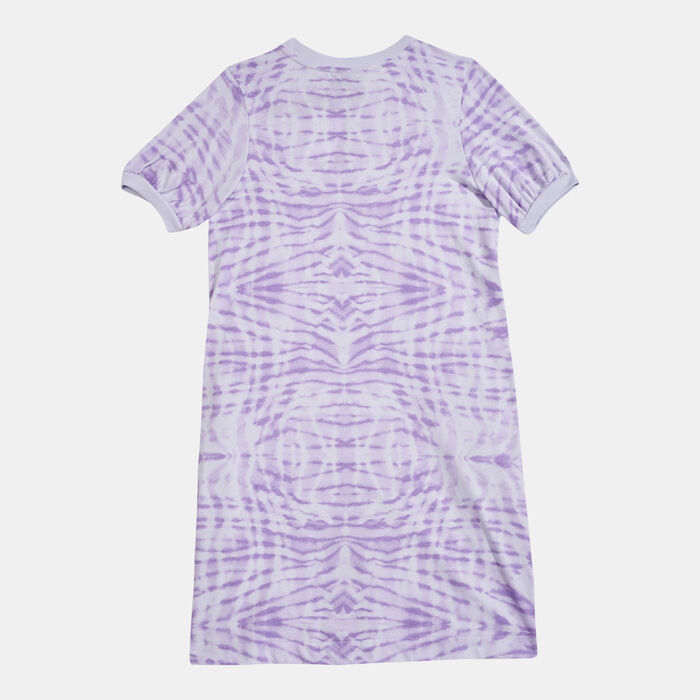 Nike Kids' Sportswear Allover Print Dress Purple image number 1