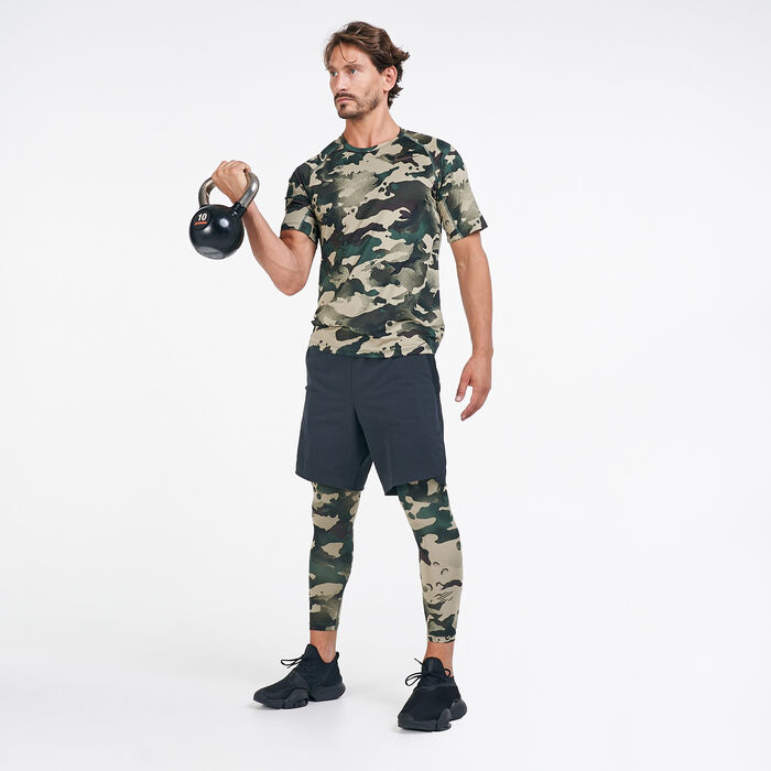 Nike Men's Pro Camo Tights Multi image number 2
