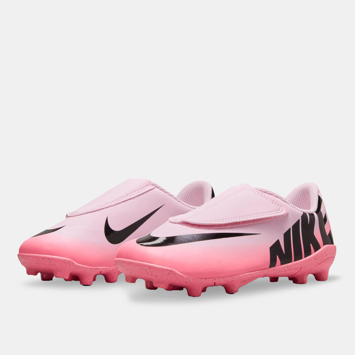 Nike Kids' Mercurial Vapor 15 Club Multi-Ground Football Shoes (Babies and Younger Kids) Pink Nike Kids' Mercurial Vapor 15 Club Multi-Ground Football Shoes (Babies and Younger Kids) Pink image number 3