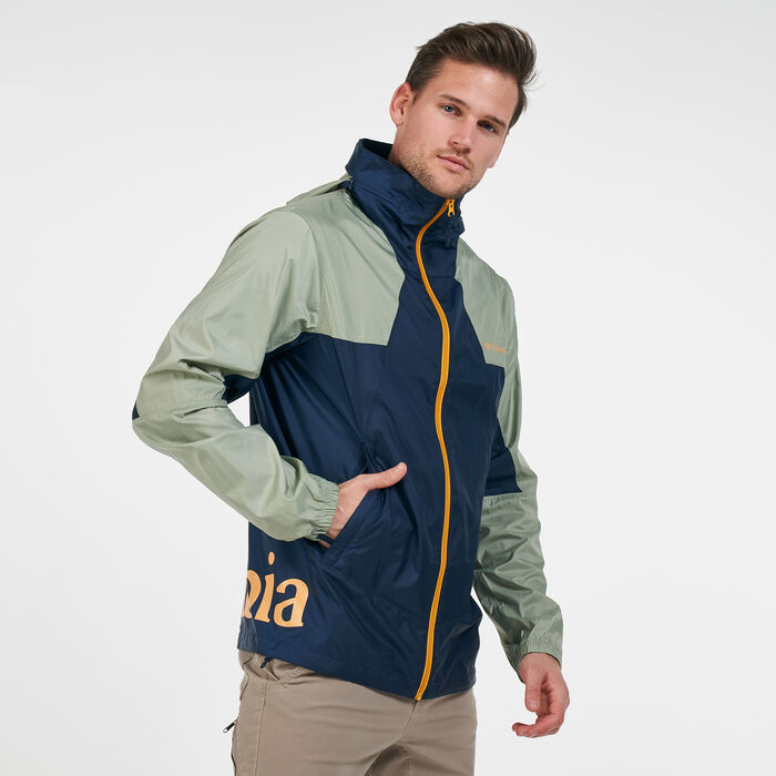 Columbia Men's Point Park™ Windbreaker Jacket Blue Columbia Men's Point Park™ Windbreaker Jacket Blue image number 0