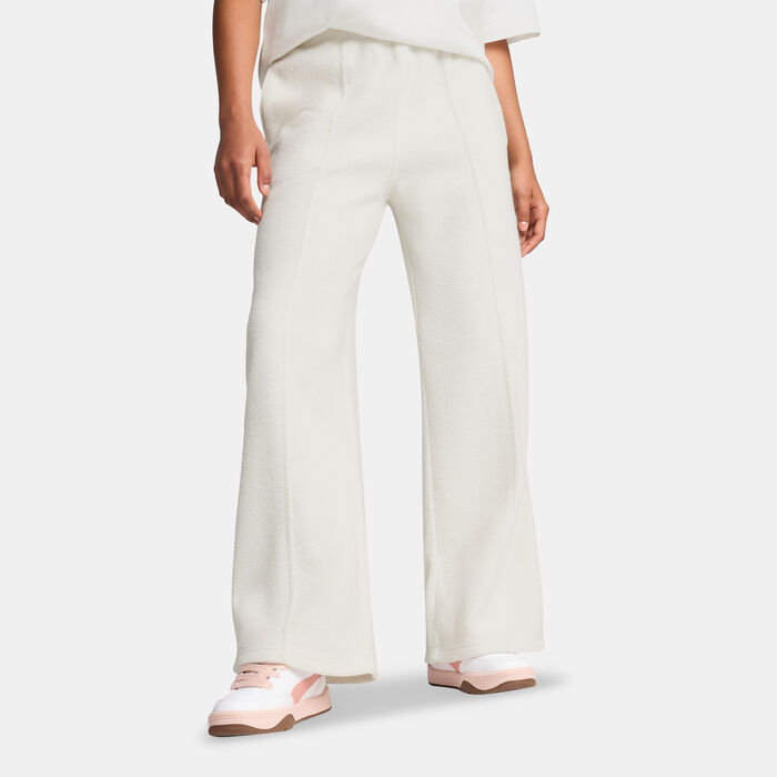 PUMA Women's HER Winterized Wide Leg Pants Grey PUMA Women's HER Winterized Wide Leg Pants Grey image number 0